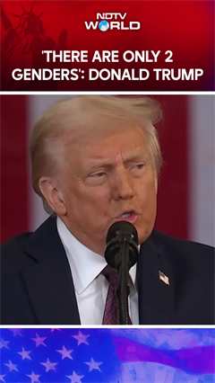 Donald Trump In His Inauguration Speech: There Are Only Two Genders, Male And Female