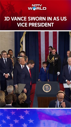 JD Vance Sworn In As US Vide President