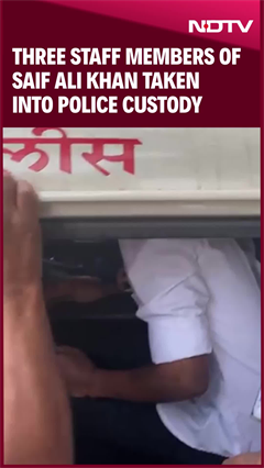 3 Staff Members Of Saif Ali Khan Taken Into Custody By Police For Questioning