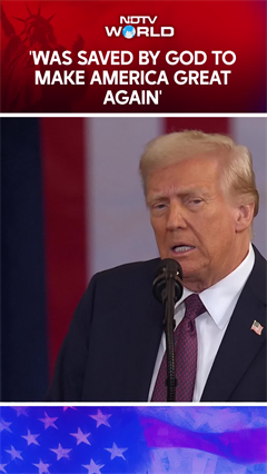 Trump Says In Inaugural Address That He 'Was Saved By God To Make America Great Again' Trump Says In Inaugural Address That He 'Was Saved By God To Make America Great Again'