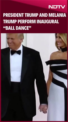 US: President Trump, Wife Melania Perform Inaugural 'Ball Dance' At Commander-in-Chief Ball