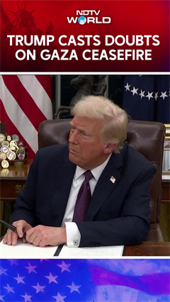 Trump Casts Doubts on Gaza Ceasefire, Signs Executive Orders
