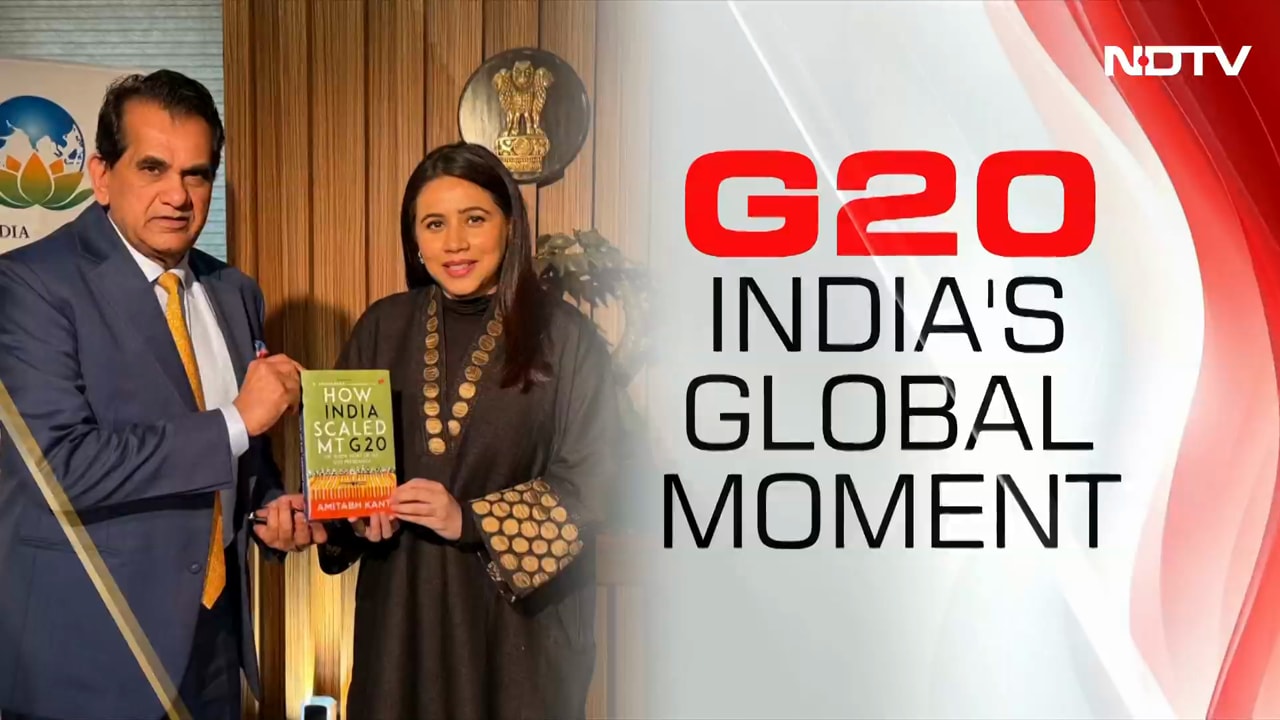 Video : Exclusive: Amitabh Kant Speaks About His Book 'How India Scaled G20', PM Modi's Contribution