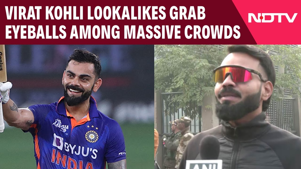 Virat Kohli Lookalikes Grab Eyeballs Among Massive Crowds