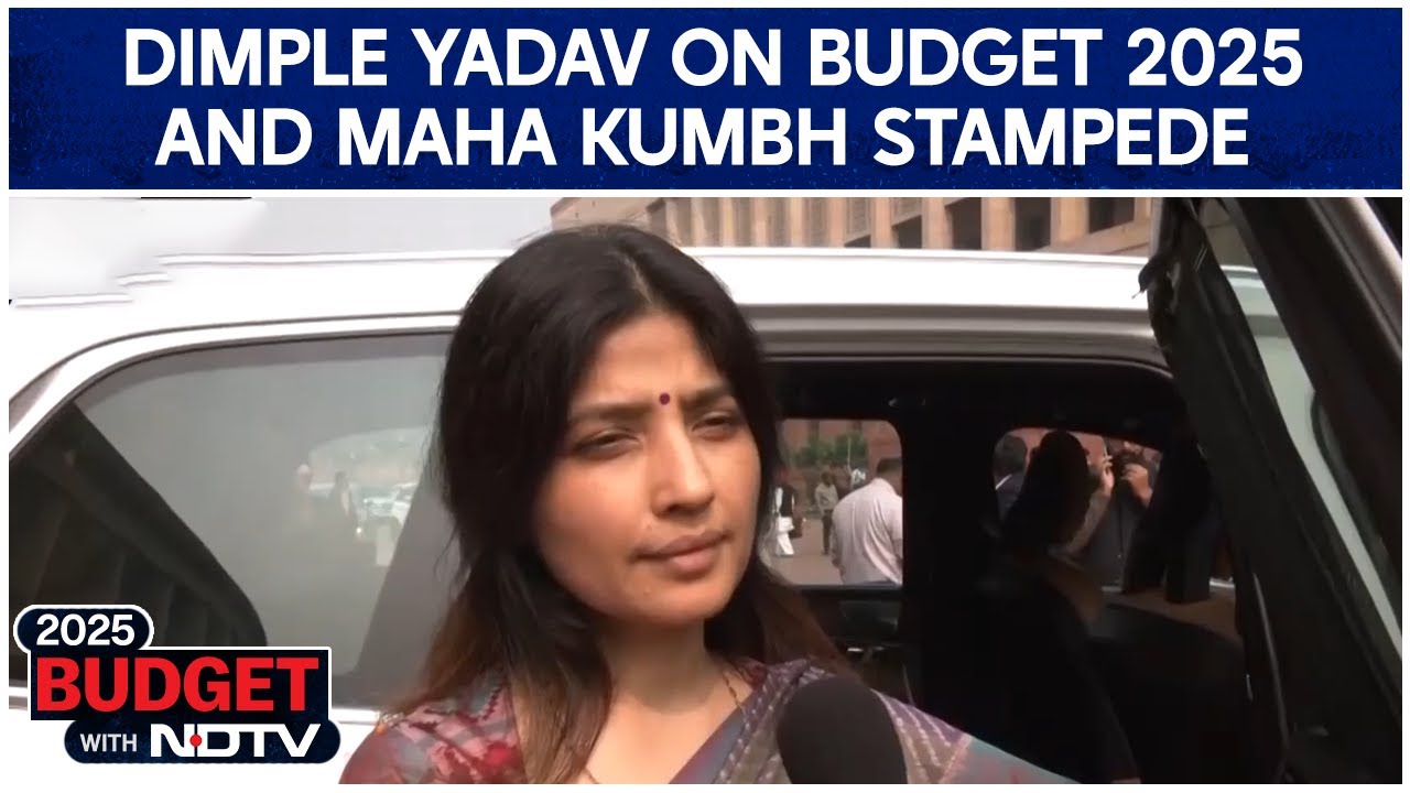 Dimple Yadav News | Dimple Yadav Reacts To Budget 2025 And Maha Kumbh Stampede