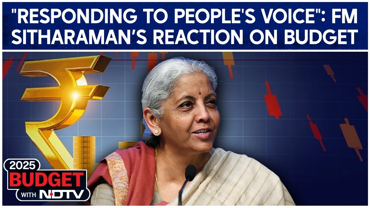 'Responding To People's Voice' Nirmala Sitharaman's First Reaction On Budget 2025