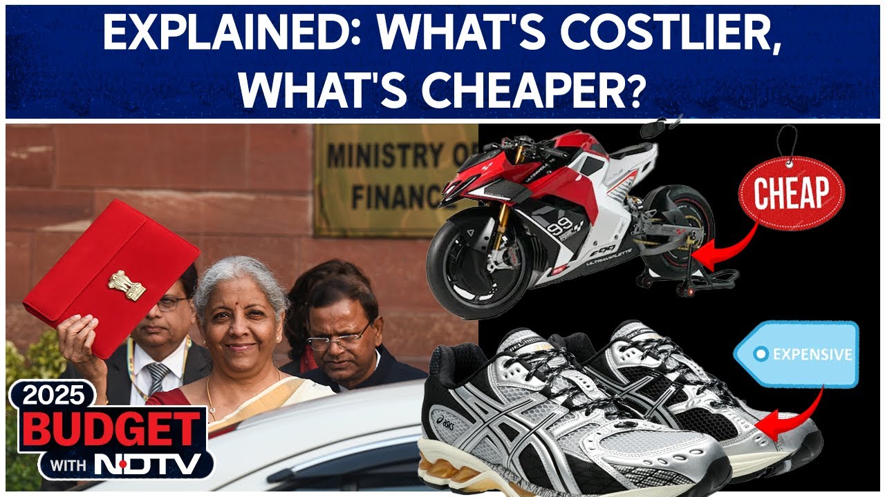 Explained: What's Costlier, What's Cheaper? | Budget 2025 Highlights Explained: What's Costlier, What's Cheaper? | Budget 2025 Highlights