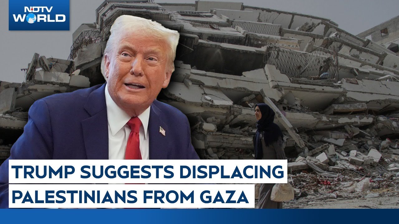 Trump Gaza News |Donald Trump Says Palestinians Have No Alternative But To Leave Gaza Due To The War