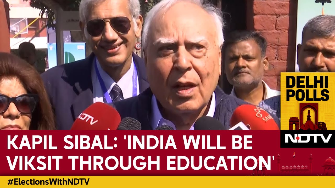 Video: 'India Will Be Viksit Through Education': Kapil Sibal As He Casts Vote