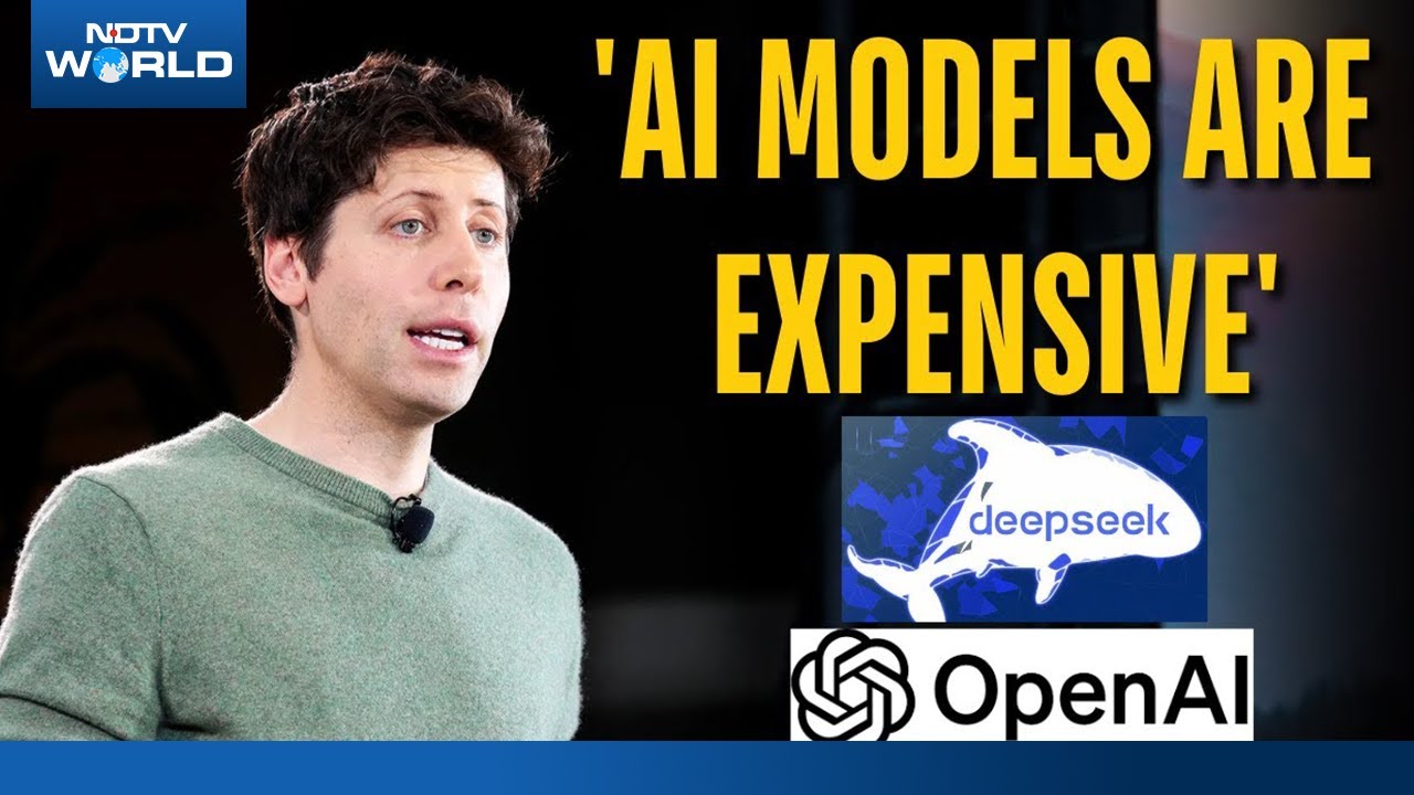 'Expensive To Train AI Models, But Doable': Sam Altman On Cost Of AI Models 'Expensive To Train AI Models, But Doable': Sam Altman On Cost Of AI Models