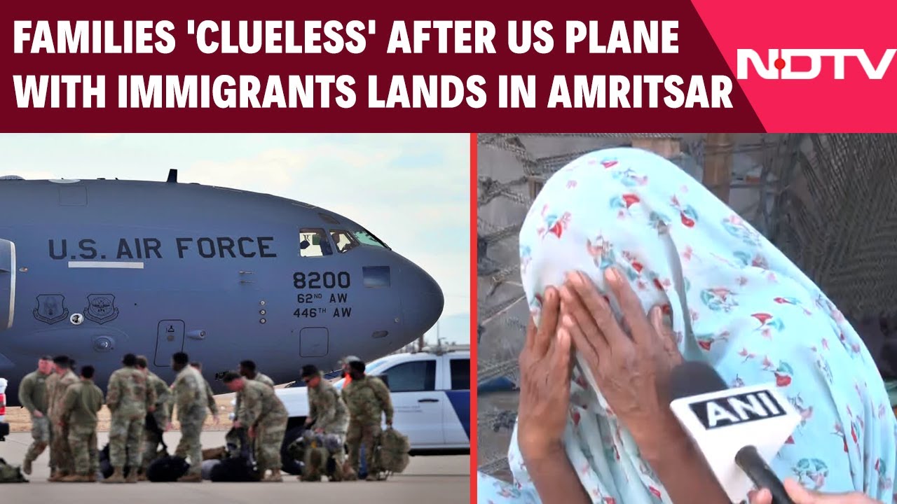 Families 'Clueless' After US Air Force Plane Lands In Amritsar Families 'Clueless' After US Air Force Plane Lands In Amritsar