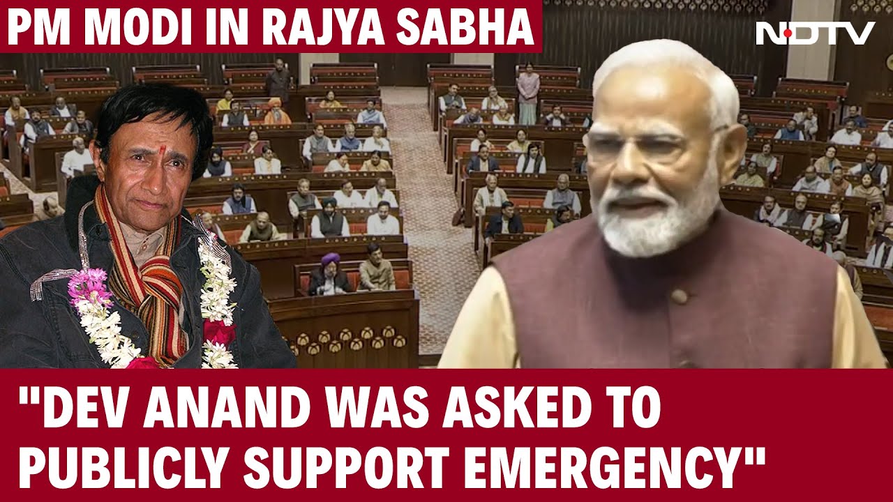 PM Rakes Up Emergency In Parliament, Says Congress Crushed Freedom Of Speech