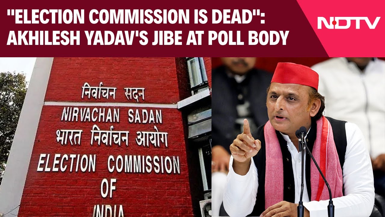 "Election Commission Is Dead": Akhilesh Yadav's Jibe At Poll Body