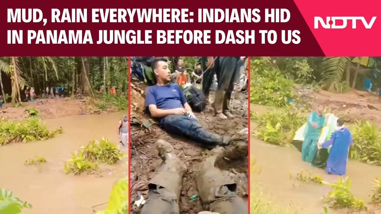 Mud, Rain Everywhere: Indians Hide In Panama Jungle Before Dash To US
