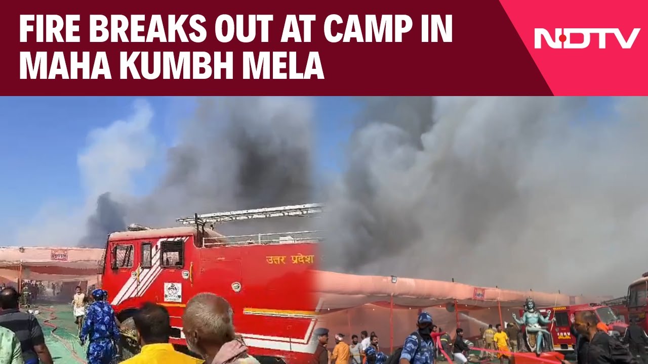 Kumbh Mela Fire | Fire At Maha Kumbh, Multiple Engines At Spot Kumbh Mela Fire | Fire At Maha Kumbh, Multiple Engines At Spot