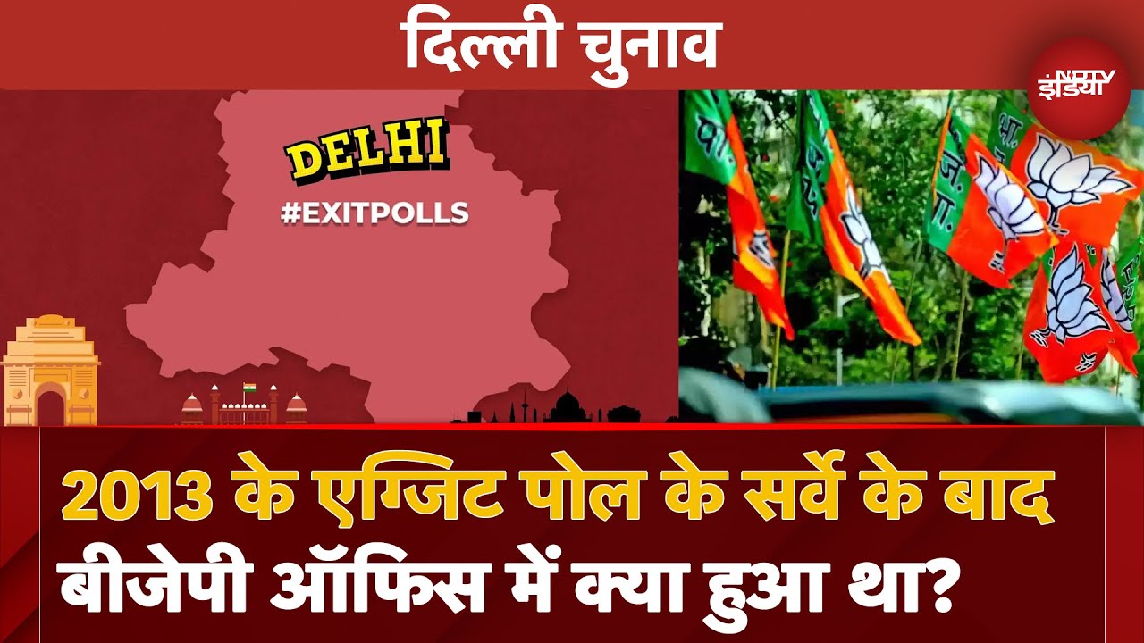 Delhi Elections: 2015,  2020 और 2013 के Exit Polls के Survey के बाद BJP Office में क्या हुआ था ?