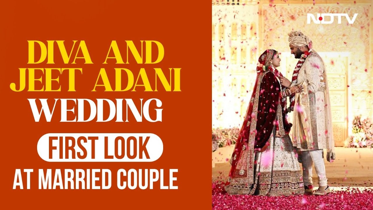 Adani Son Wedding | Gautam Adani Shares First Pictures Of Son Jeet Adani, Diva Shah's Wedding