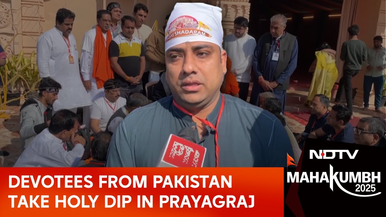 Maha Kumbh 2025 | Devotees From Pakistan Take Sacred Dip In Prayagraj, Praise Arrangements