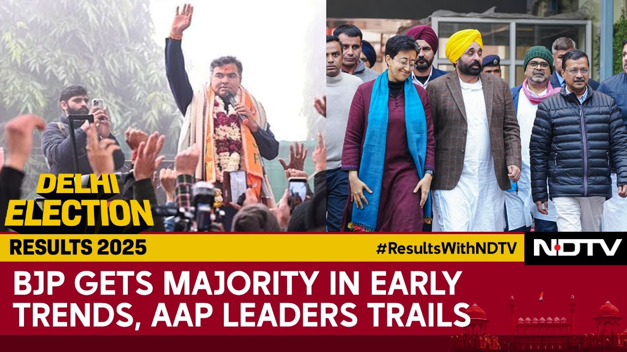 Arvind Kejriwal Trails From New Delhi, BJP Crosses Majority Mark In Trends