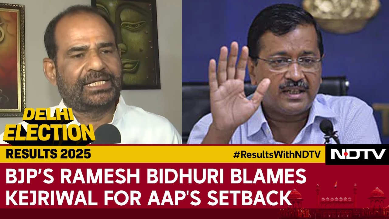 Video | BJP's Ramesh Bidhuri Blames AAP's Setback On Kejriwal's False Promises