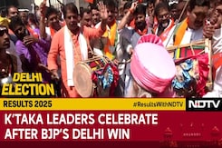 Karnataka BJP Leaders Celebrate In Bengaluru After Delhi Election Victory Karnataka BJP Leaders Celebrate In Bengaluru After Delhi Election Victory