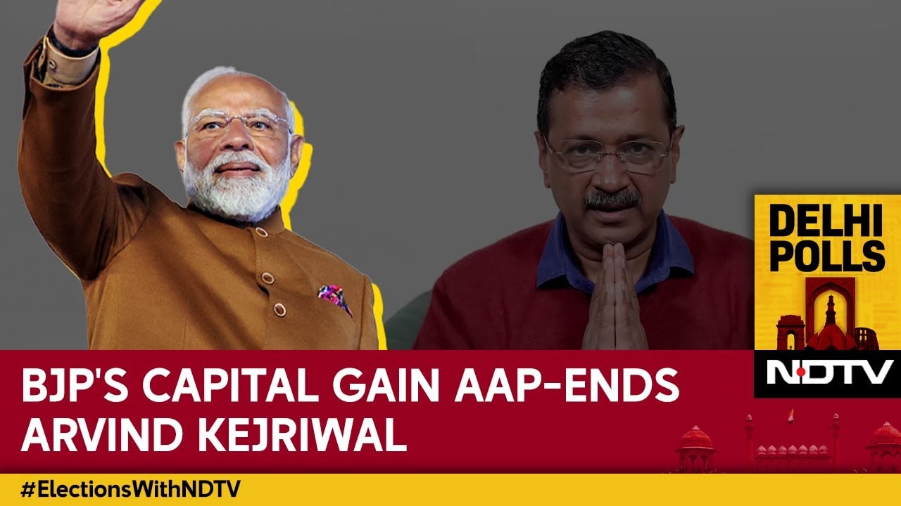 Video : BJP's Capital Gain AAP-Ends Arvind Kejriwal