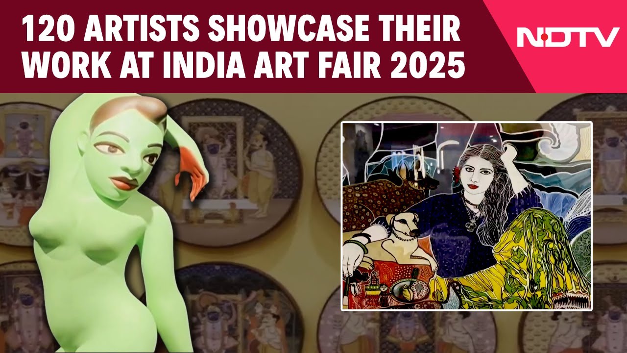 India Art Fair: 120 Artists Showcase Their Masterpieces At Delhi's Iconic Art Fair