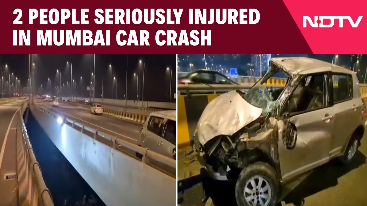 2 People Seriously Injured In Crash On Mumbai's Coastal Road