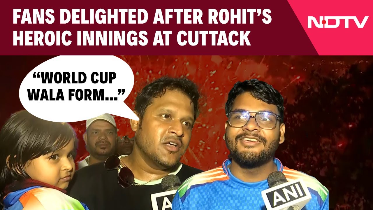 Fans Delighted After Rohit’s Heroic Innings At Cuttack Against England: “World Cup Wala Form…”
