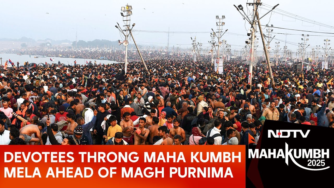 Maha Kumbh | Devotees Throng Maha Kumbh Mela Ahead Of Magh Purnima