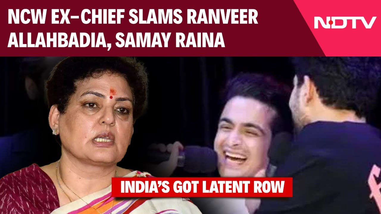 Ranveer Allahbadia Samay Raina | “Disgusting…”: NCW Ex-Chief Slams Ranveer Allahbadia, Samay Raina