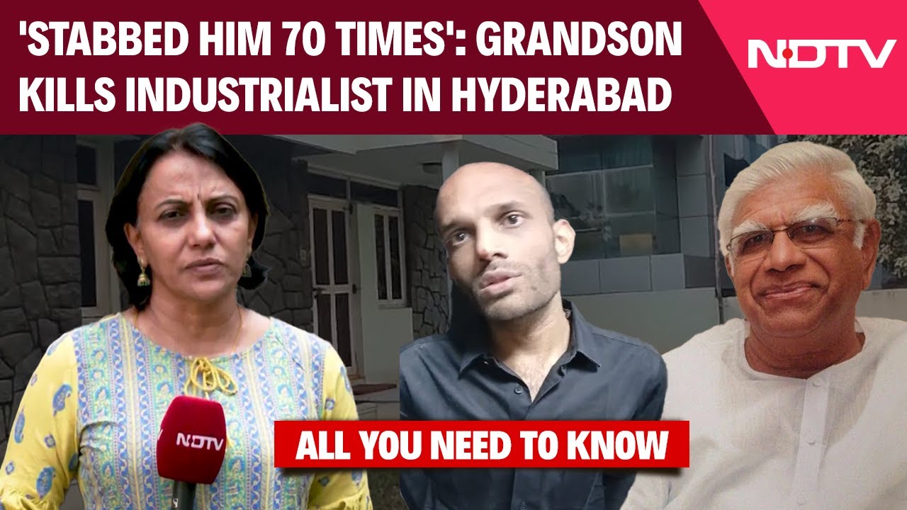 Grandson murders industrialist grandfather in property row.