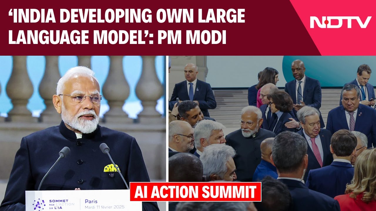 PM Modi At AI Summit In France: 'India Developing Own Large Language Model'