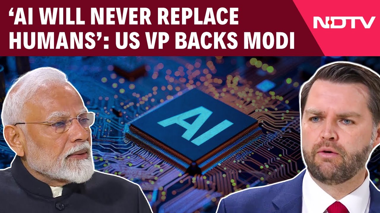 US VP Backs PM Modi's AI Stance: 'AI Will Never Replace Humans'