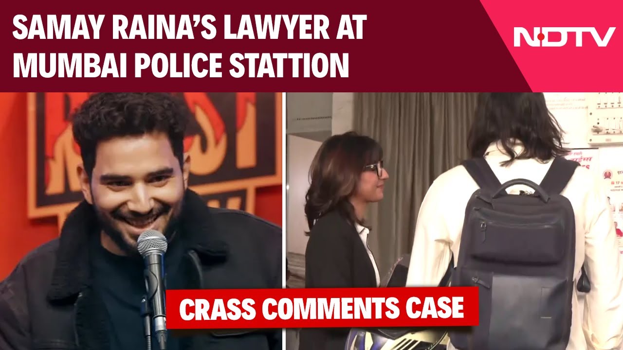 Samay Raina's Lawyer Reaches Khar Police Station In Mumbai