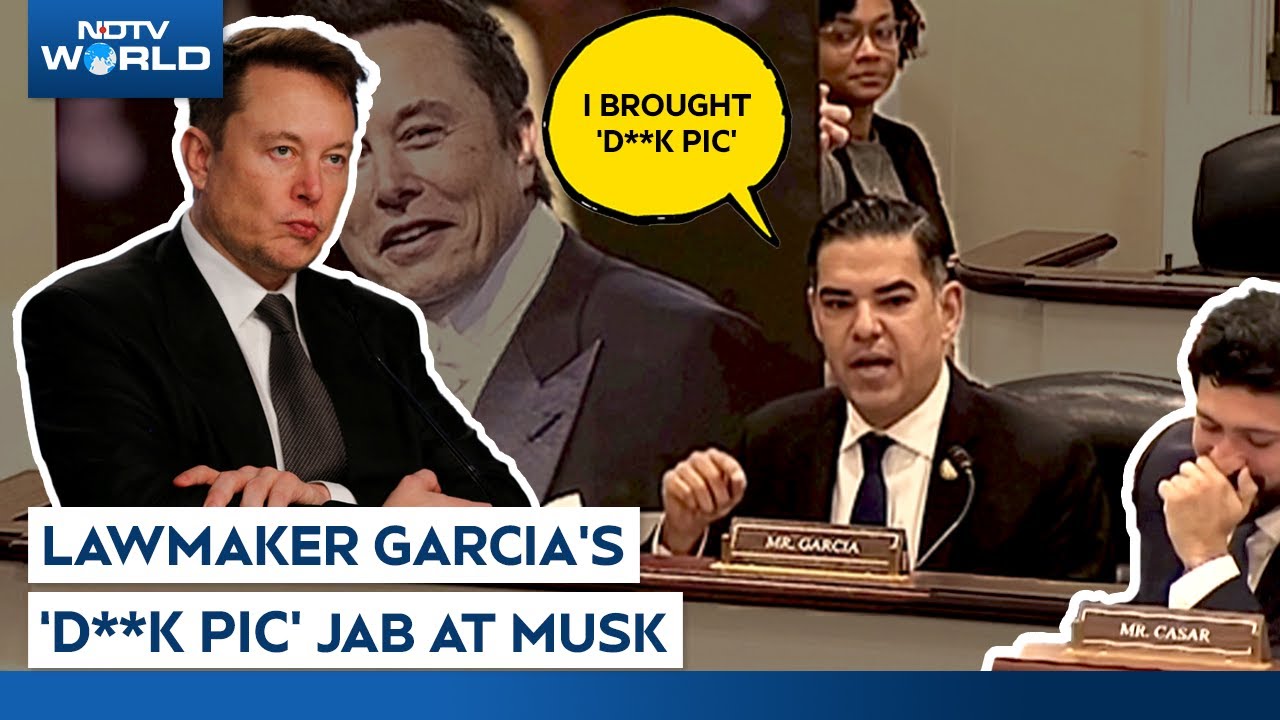 Lawmaker Garcia's 'D**k Pic' Jab At Elon Musk During DOGE Hearing