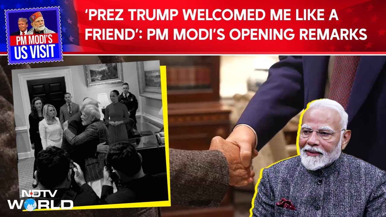 PM Modi On Meeting Trump: 'President Trump Welcomed Me Like A Friend'