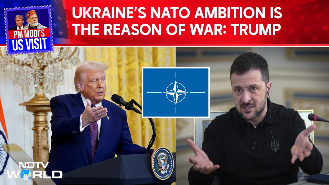Modi Trump Briefing | Trump Says Ukraine's NATO Ambition Caused The Russia-Ukraine War