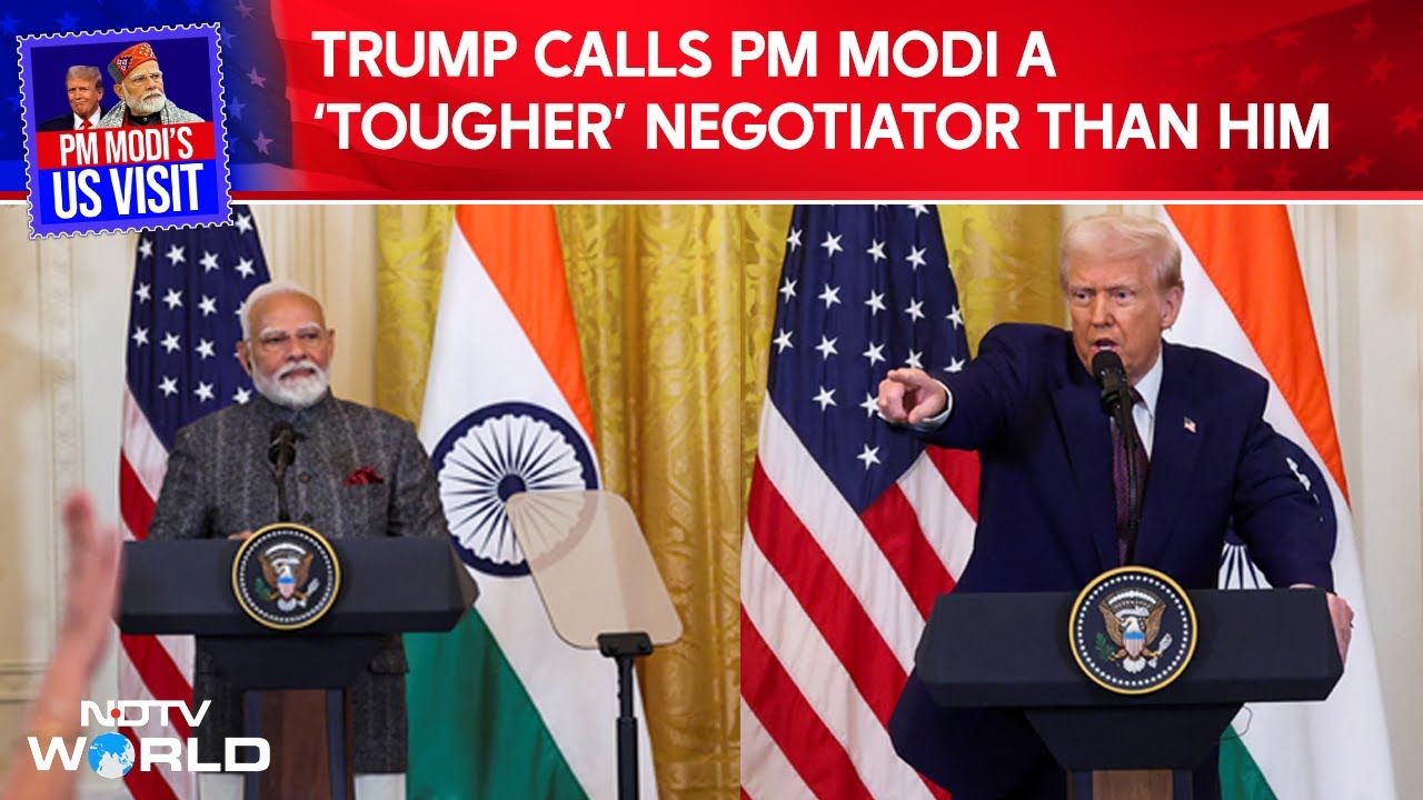 Trump Modi Meet | Trump Praises PM Modi, Calls Him A Better & Tougher Negotiator Than Himself