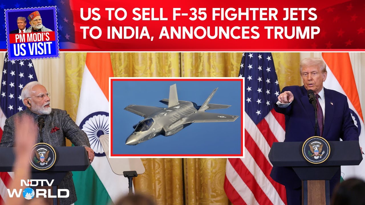 Modi Trump News | Trump Says US To Sell State-Of-Art F-35 Fighter Jets To India | PM Modi IN USA Modi Trump News | Trump Says US To Sell State-Of-Art F-35 Fighter Jets To India | PM Modi IN USA