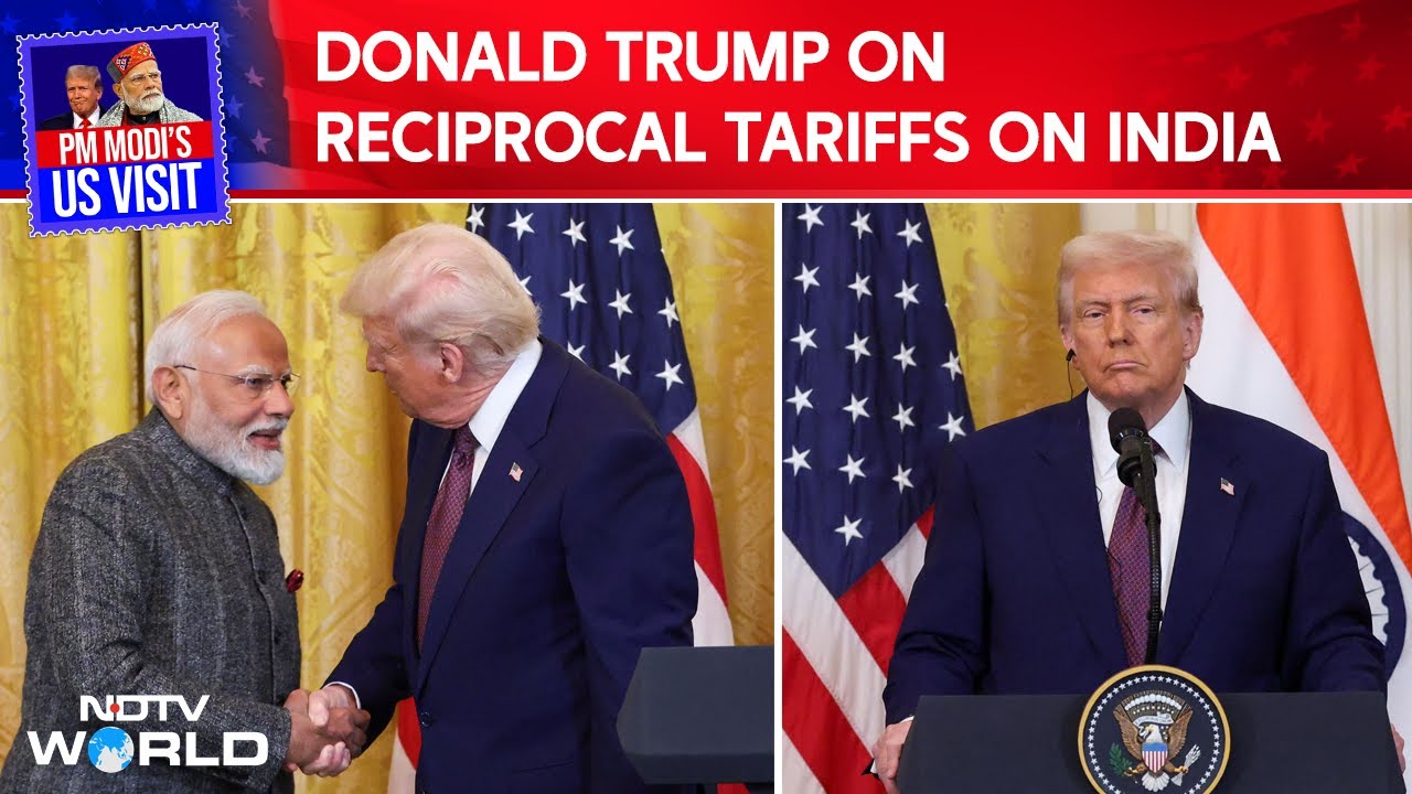 "Whatever India Charges US, We Will Charge The Same": Trump Of Indian Tariffs "Whatever India Charges US, We Will Charge The Same": Trump Of Indian Tariffs