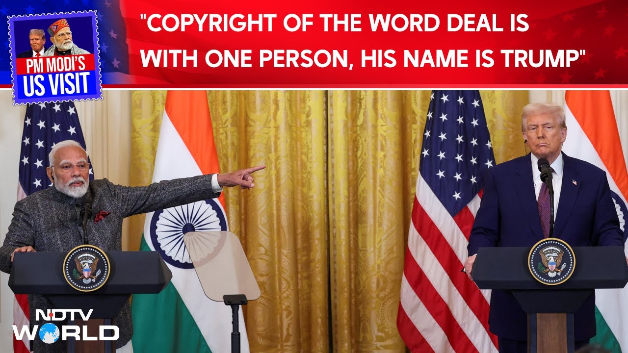 Modi Trump Press Conference | Copyright Of The Word 'Deal' Is With Only Trump, Says PM Modi