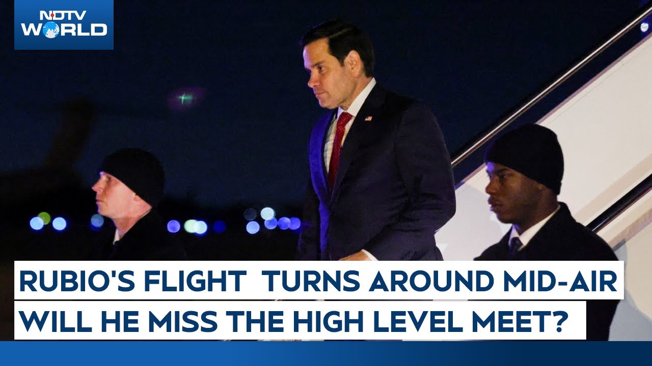 US News | Mark Rubio's Flight Turns Around Mid-Air | Will He Miss The Meet With Russian Diplomat?