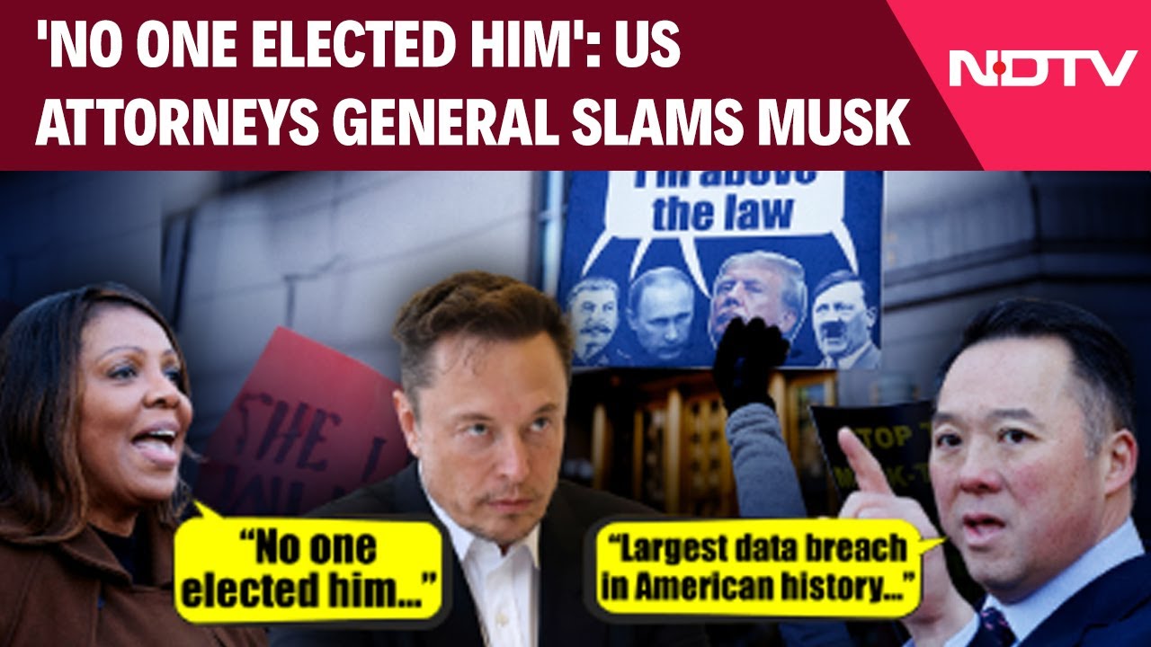 'No One Elected Him': US Attorney General Slams Elon Musk 'No One Elected Him': US Attorney General Slams Elon Musk