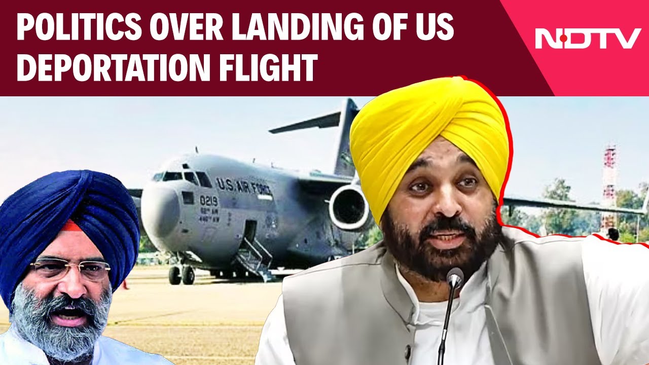 Politics Over Landing Of US Deportation Flight Carrying Indian Immigrants Politics Over Landing Of US Deportation Flight Carrying Indian Immigrants