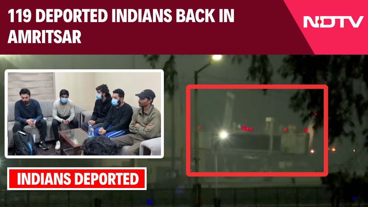 US Flight Carrying 2nd Batch Of 119 Indian Immigrants Lands In Amritsar