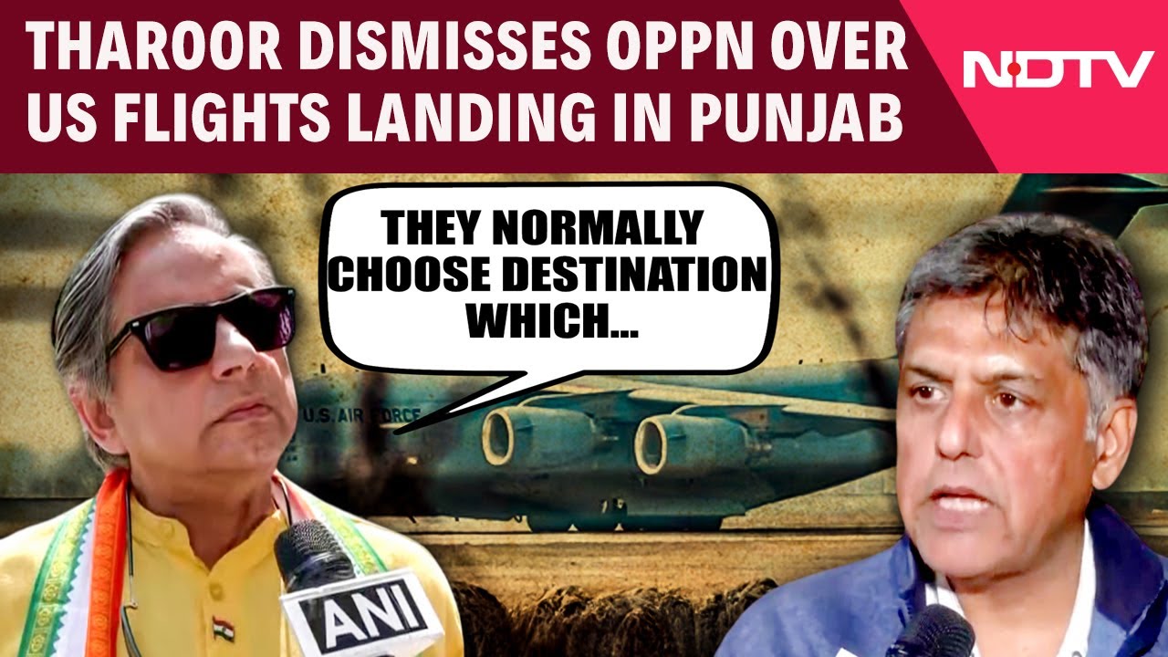 Congress' Concerns Over US Deportation Flights Landing In Punjab