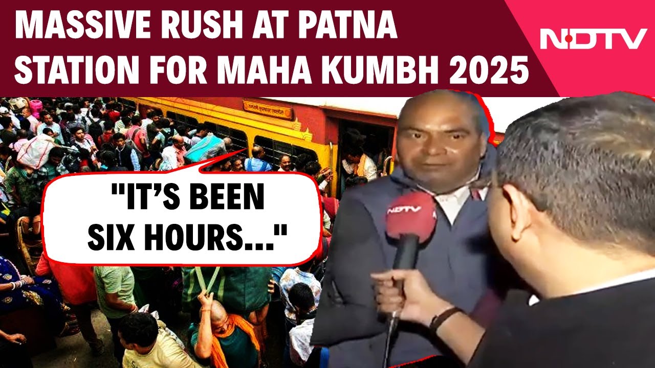 Video : Kumbh Rush At Patna Station Leaves Passengers Stranded