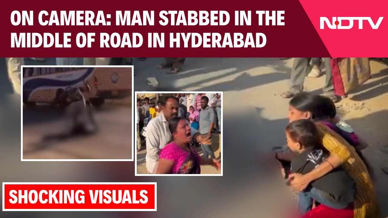 Video: Hyderabad News | Hyderabad Man Stabbed In Broad Daylight In The Middle Of Road