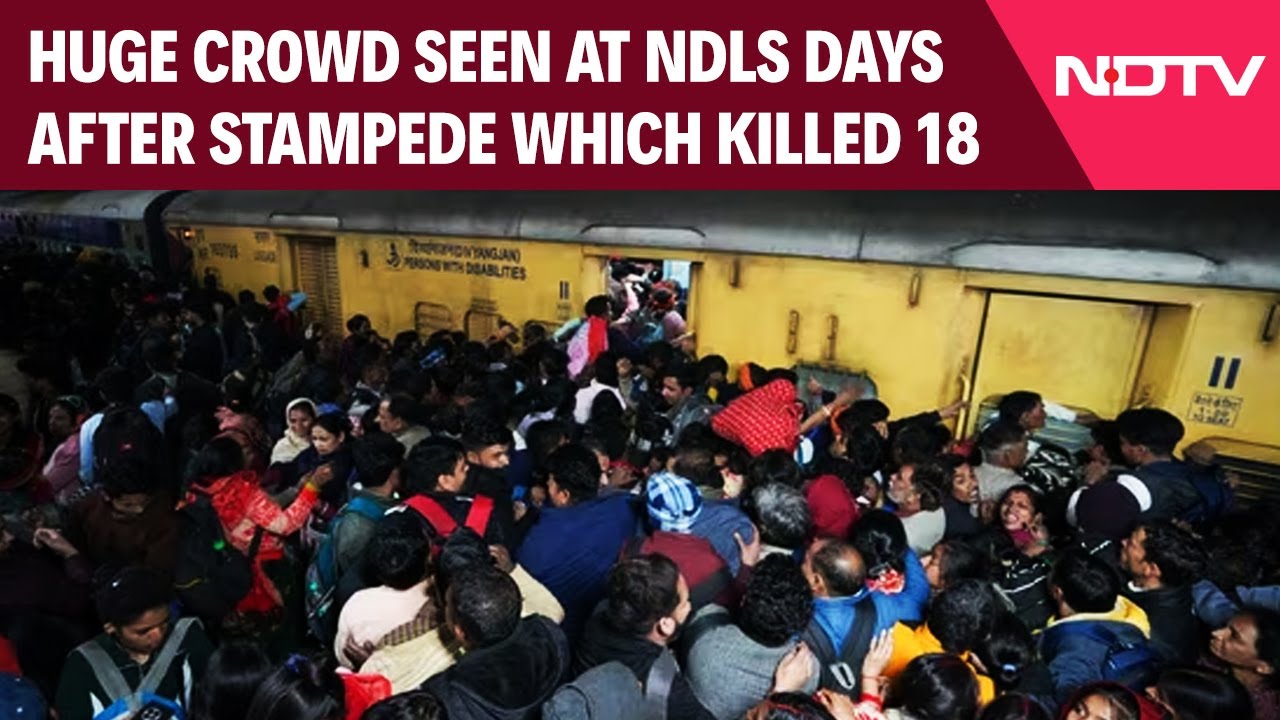 Delhi Railway Station Stampede: Huge crowd at NDLS days after stampede which Killed 18